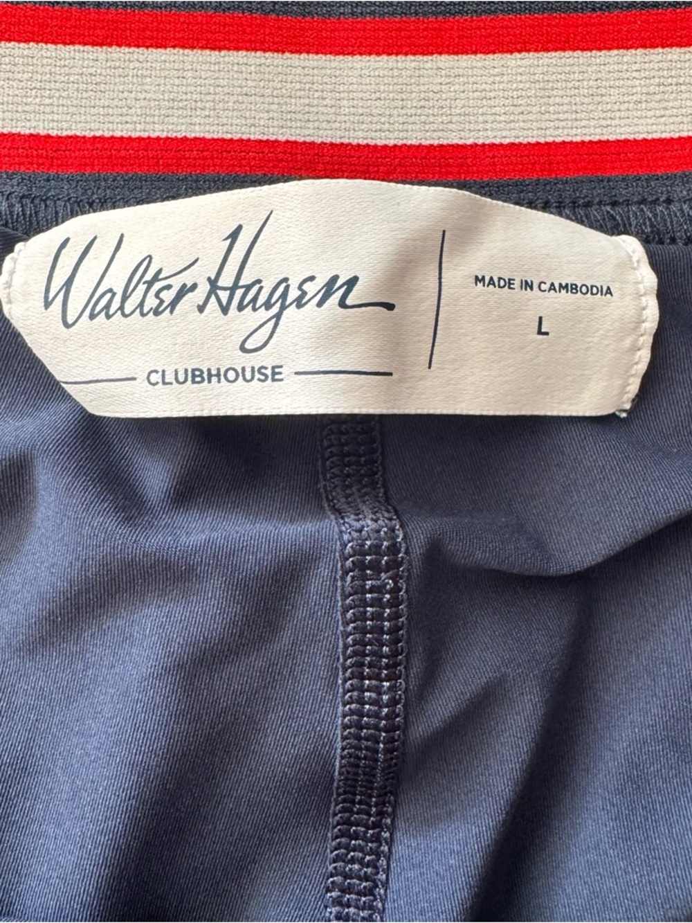 Walter Hagen Navy Pleated Skort Striped Waist Athletic Preppy - Picture 3 of 8